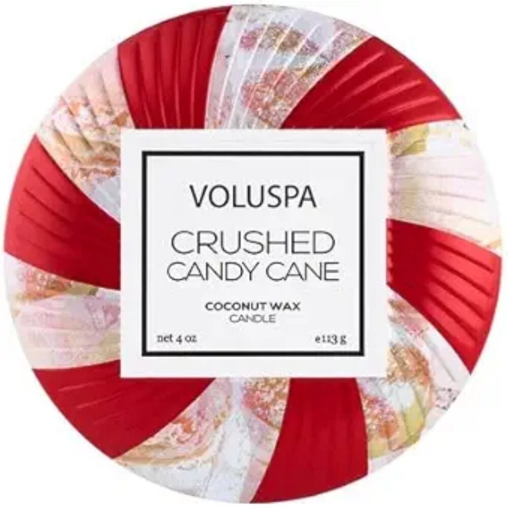 Voluspa Crushed Candy Cane Candle